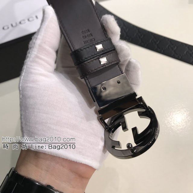 Gucci經典皮帶 古奇小牛皮腰帶  jjp1351